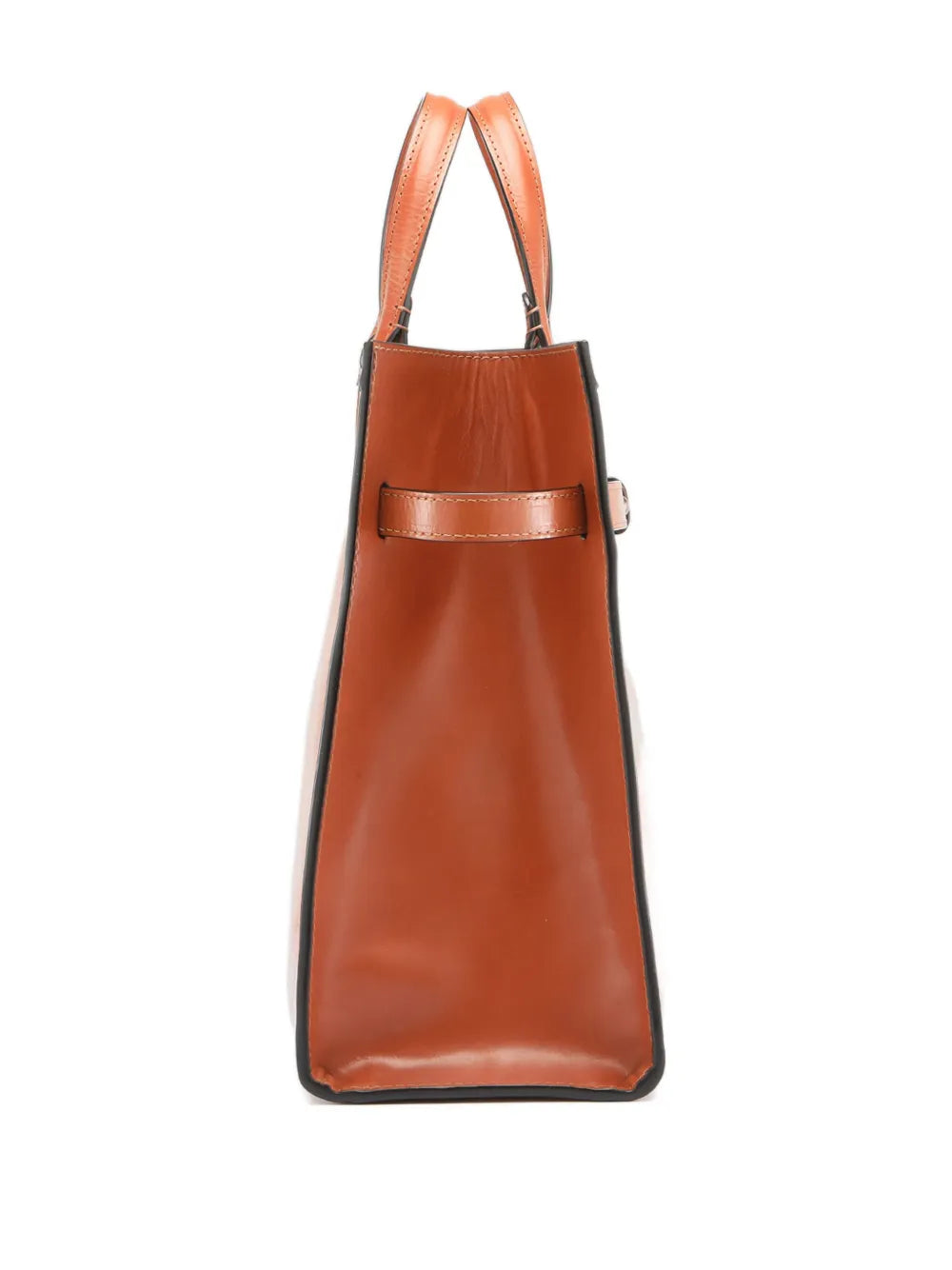 New SeasonOfficine Creativeleather belt-buckle shoulder bag