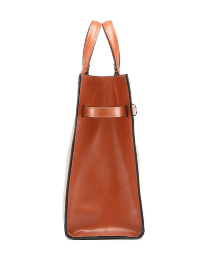 New SeasonOfficine Creativeleather belt-buckle shoulder bag