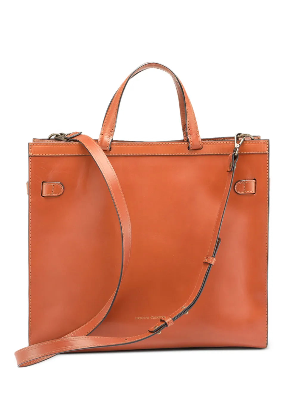New SeasonOfficine Creativeleather belt-buckle shoulder bag