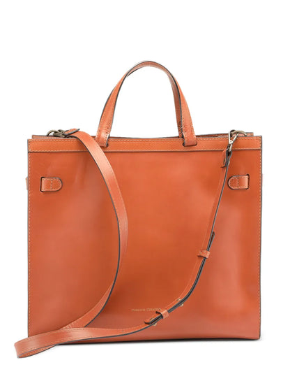 New SeasonOfficine Creativeleather belt-buckle shoulder bag