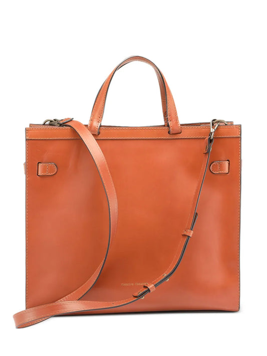 New SeasonOfficine Creativeleather belt-buckle shoulder bag