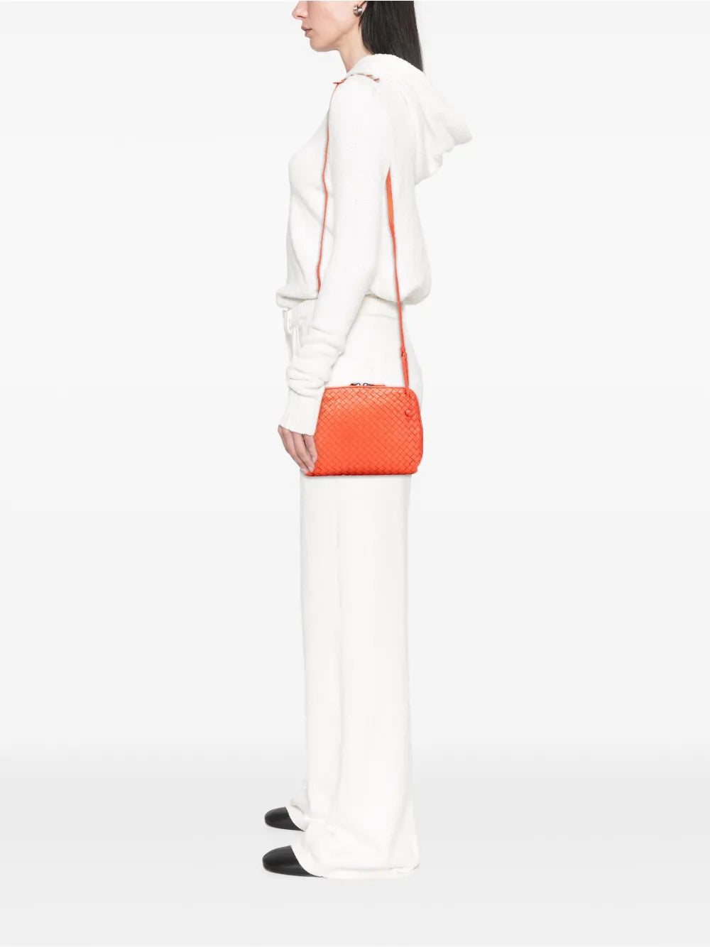 Pre-OwnedBottega Veneta Pre-Owned2012-2025 Medium Nappa Intrecciato Nodini crossbody bag