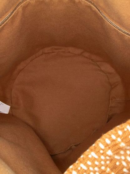 Pre-OwnedHermre-Owned1990-2010 Woven Straw Saxo MM bucket bag