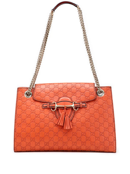 Pre-OwnedGucci Pre-Owned2016-2025 Large Guccissima Emily shoulder bag
