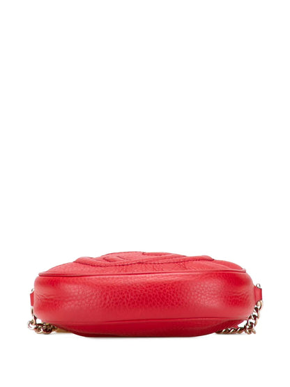 Pre-OwnedGucci Pre-Owned2016-2025 Mini Pebbled Calfskin Soho Chain crossbody bag