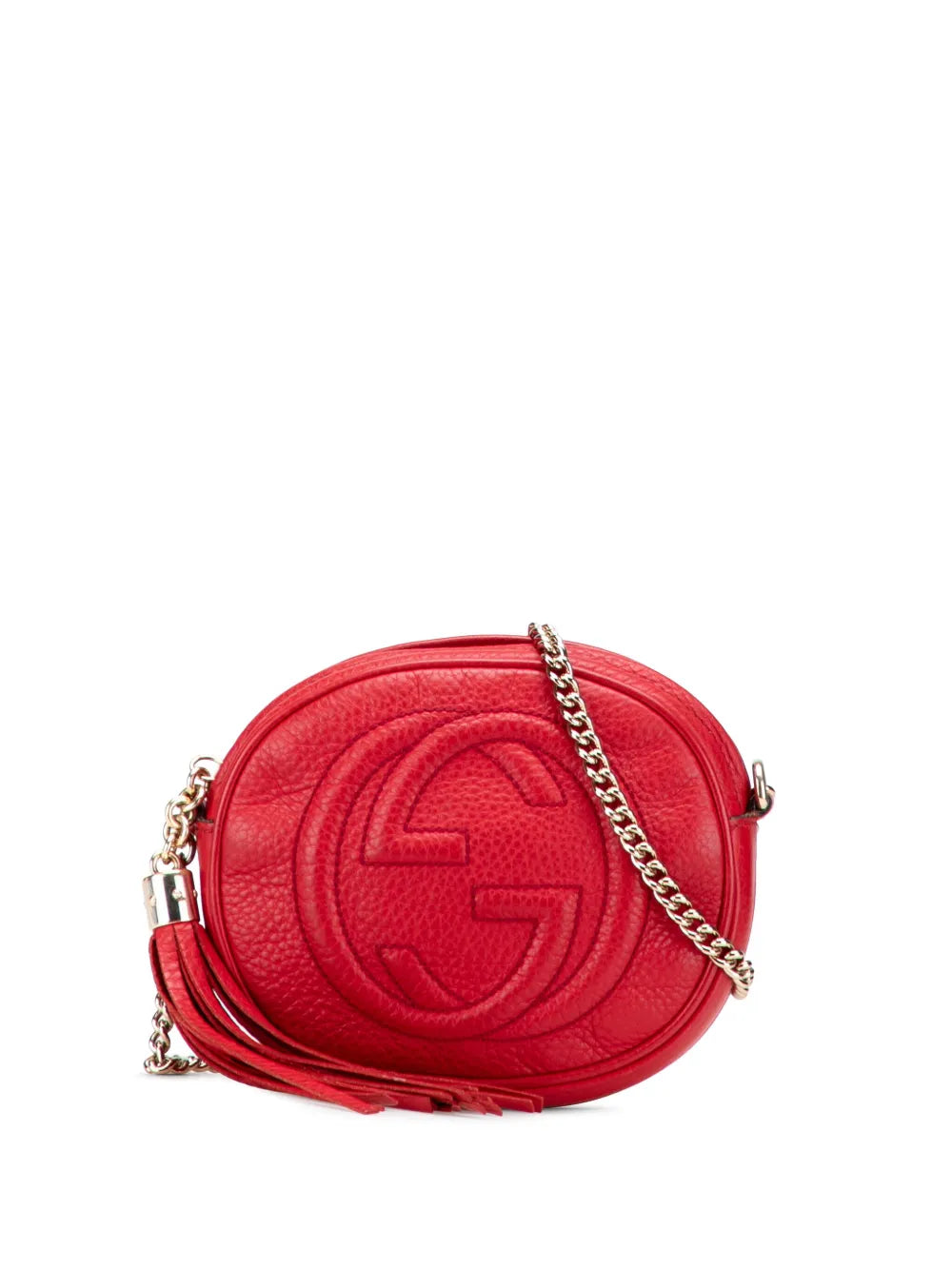 Pre-OwnedGucci Pre-Owned2016-2025 Mini Pebbled Calfskin Soho Chain crossbody bag