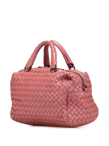 Pre-OwnedBottega Veneta Pre-Owned2012-2025 Nappa Intrecciato Bosto boston bag