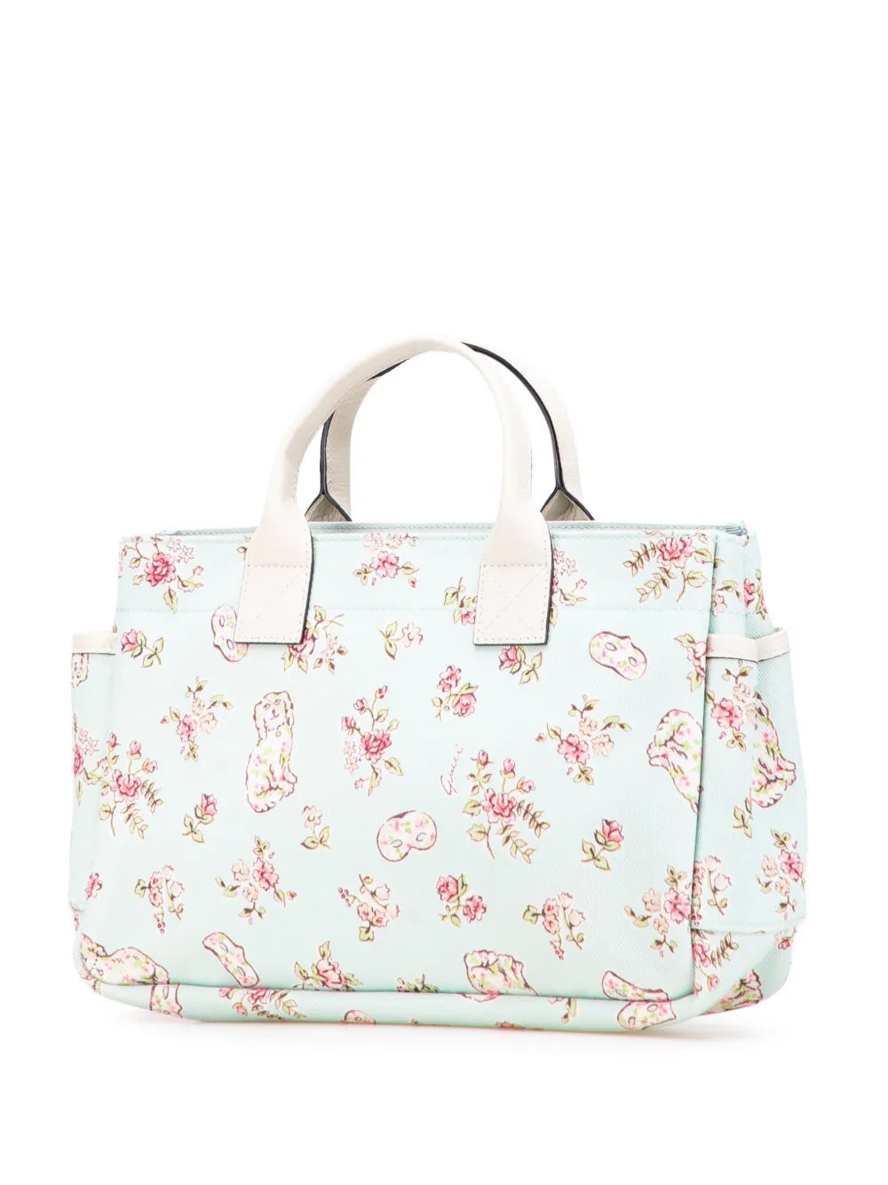 Pre-OwnedGucci Pre-Owned2016-2025 Small Floral Canvas Childrens tote bag