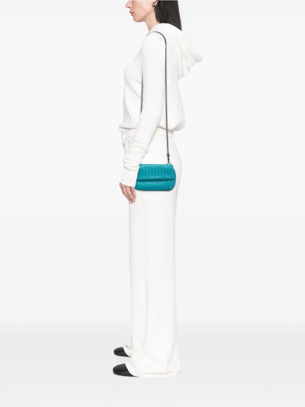Pre-OwnedBottega Veneta Pre-Owned2012-2025 Mini Nappa Intrecciato Expandable Chain crossbody bag