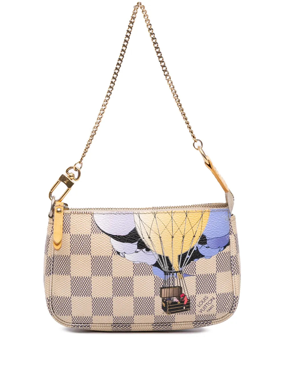 Pre-OwnedLouis Vuitton Pre-Owned2011 Damier Azur Illustre Mini Pochette Accessoires handbag