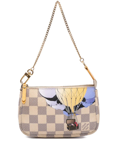 Pre-OwnedLouis Vuitton Pre-Owned2011 Damier Azur Illustre Mini Pochette Accessoires handbag