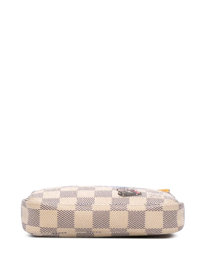 Pre-OwnedLouis Vuitton Pre-Owned2011 Damier Azur Illustre Mini Pochette Accessoires handbag