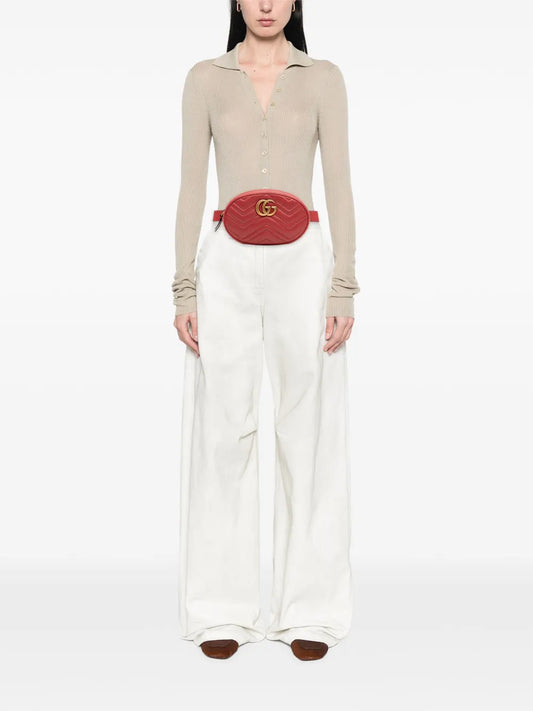 Pre-OwnedGucci Pre-Owned2016-2025 Small GG Marmont Matelasse Leather belt bag