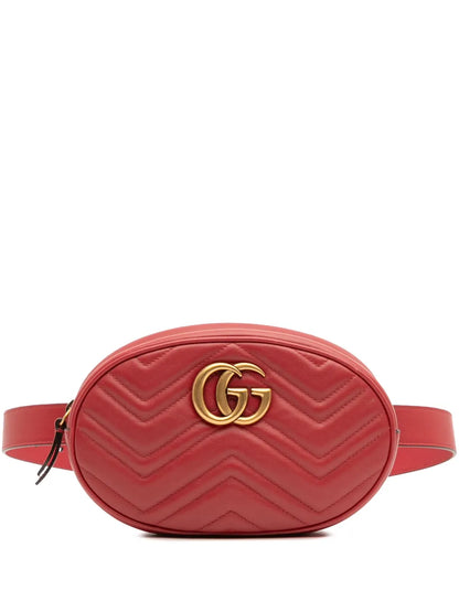Pre-OwnedGucci Pre-Owned2016-2025 Small GG Marmont Matelasse Leather belt bag