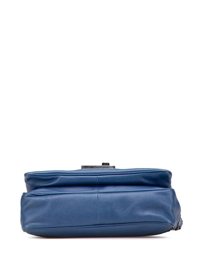 Pre-OwnedPrada Pre-Owned2000-2025 Saffiano Righe Sound Lock satchel