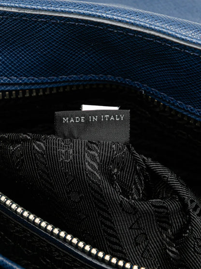 Pre-OwnedPrada Pre-Owned2000-2025 Saffiano Righe Sound Lock satchel