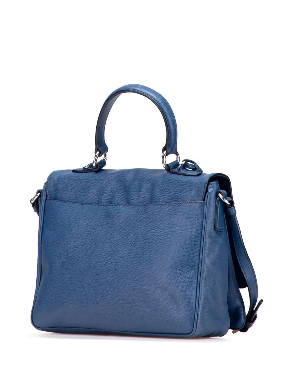 Pre-OwnedPrada Pre-Owned2000-2025 Saffiano Righe Sound Lock satchel