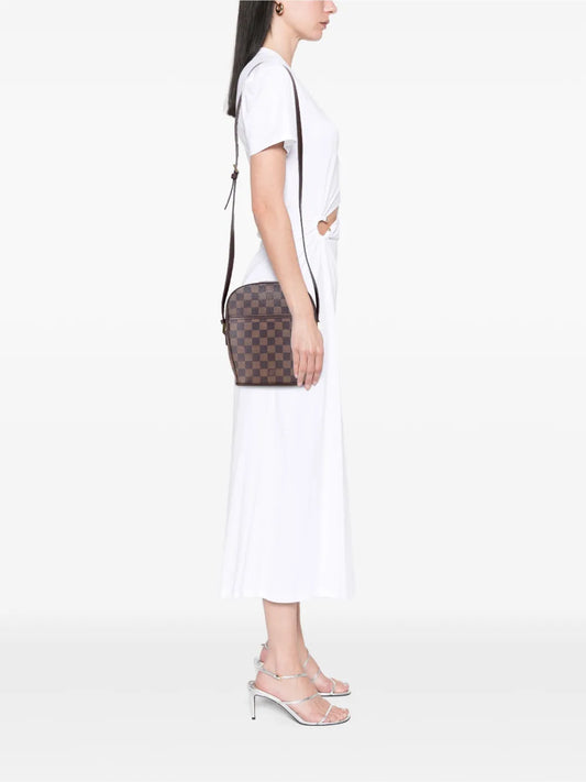 Pre-OwnedLouis Vuitton Pre-Owned2008 Damier Ebene Ipanema PM crossbody bag