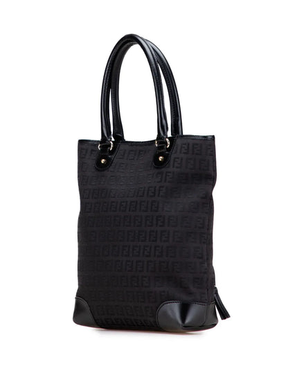Pre-OwnedFendi Pre-Owned2000-2010 Zucchino Canvas Chef Front Pocket Shopping tote bag