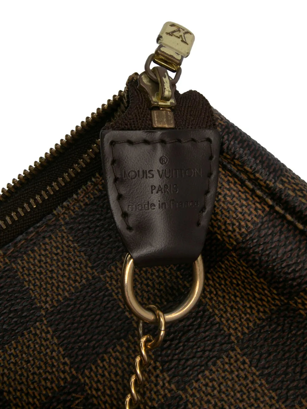 Pre-OwnedLouis Vuitton Pre-Owned2007 Damier Ebene Mini Pochette Accessoires handbag