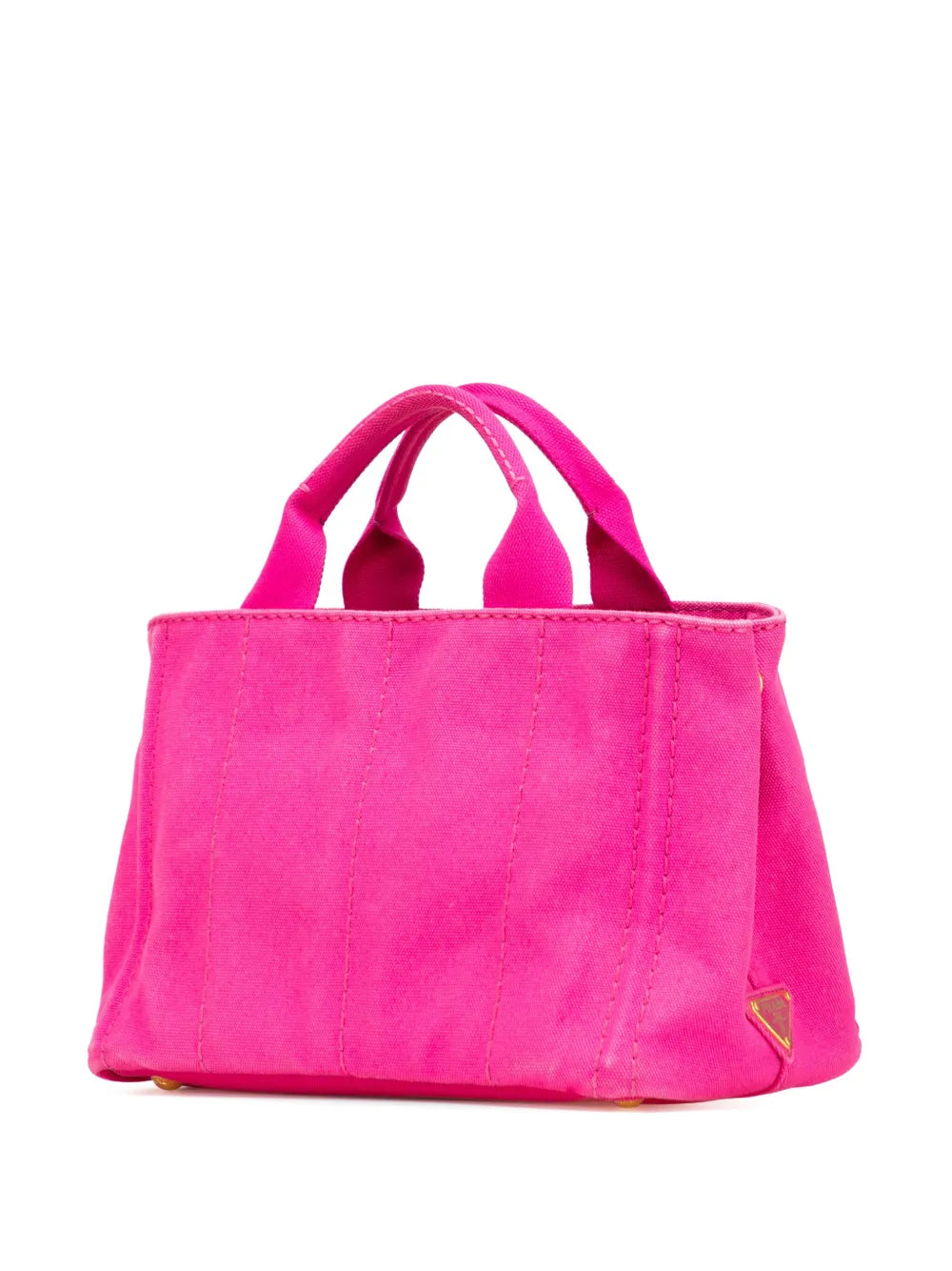 Pre-OwnedPrada Pre-Owned2013-2025 Small Canvas Canapa Logo satchel floriamart.shop