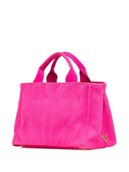Pre-OwnedPrada Pre-Owned2013-2025 Small Canvas Canapa Logo satchel floriamart.shop