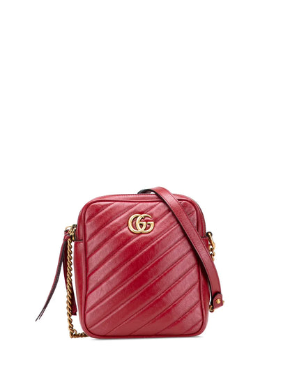 Pre-OwnedGucci Pre-Owned2016-2025 GG Marmont Matelasse Leather Double Zip crossbody bag