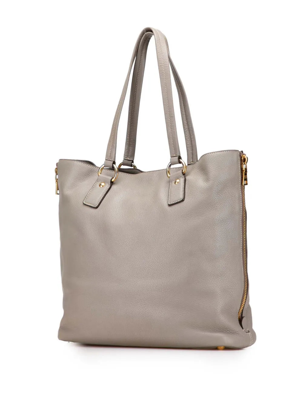 Pre-OwnedPrada Pre-Owned2013-2025 Vitello Daino Side Zip Shopper tote bag