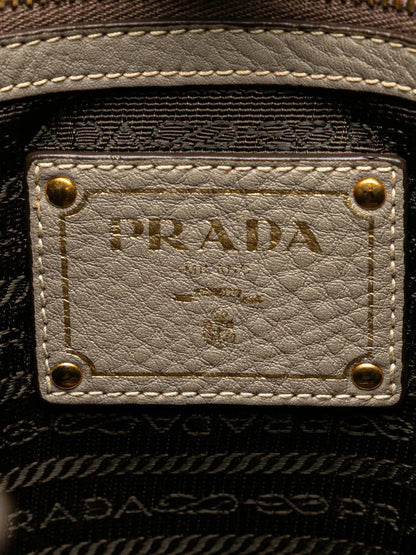 Pre-OwnedPrada Pre-Owned2013-2025 Vitello Daino Side Zip Shopper tote bag