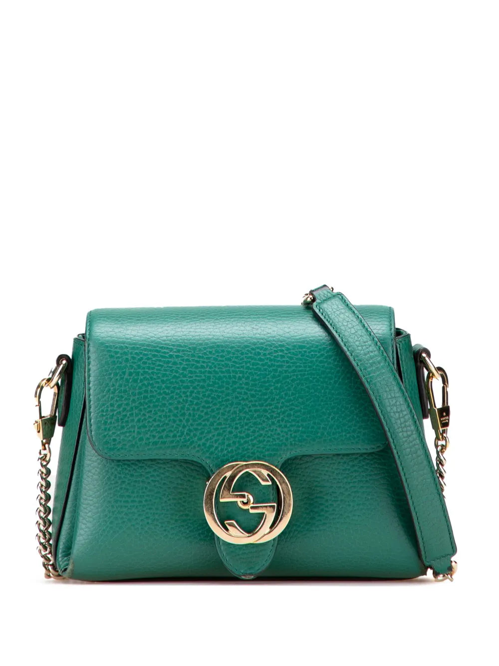 Pre-OwnedGucci Pre-Owned2000-2015 Small Dollar Calfskin Interlocking G crossbody bag