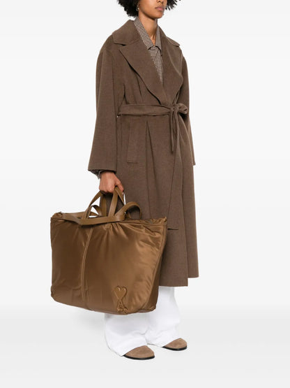 AMI Parispadded tote bag