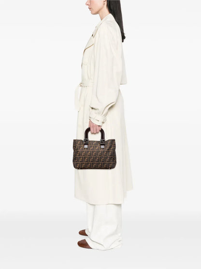 Pre-OwnedFendi Pre-Owned20th Century Small Zucca Canvas Twins tote bag
