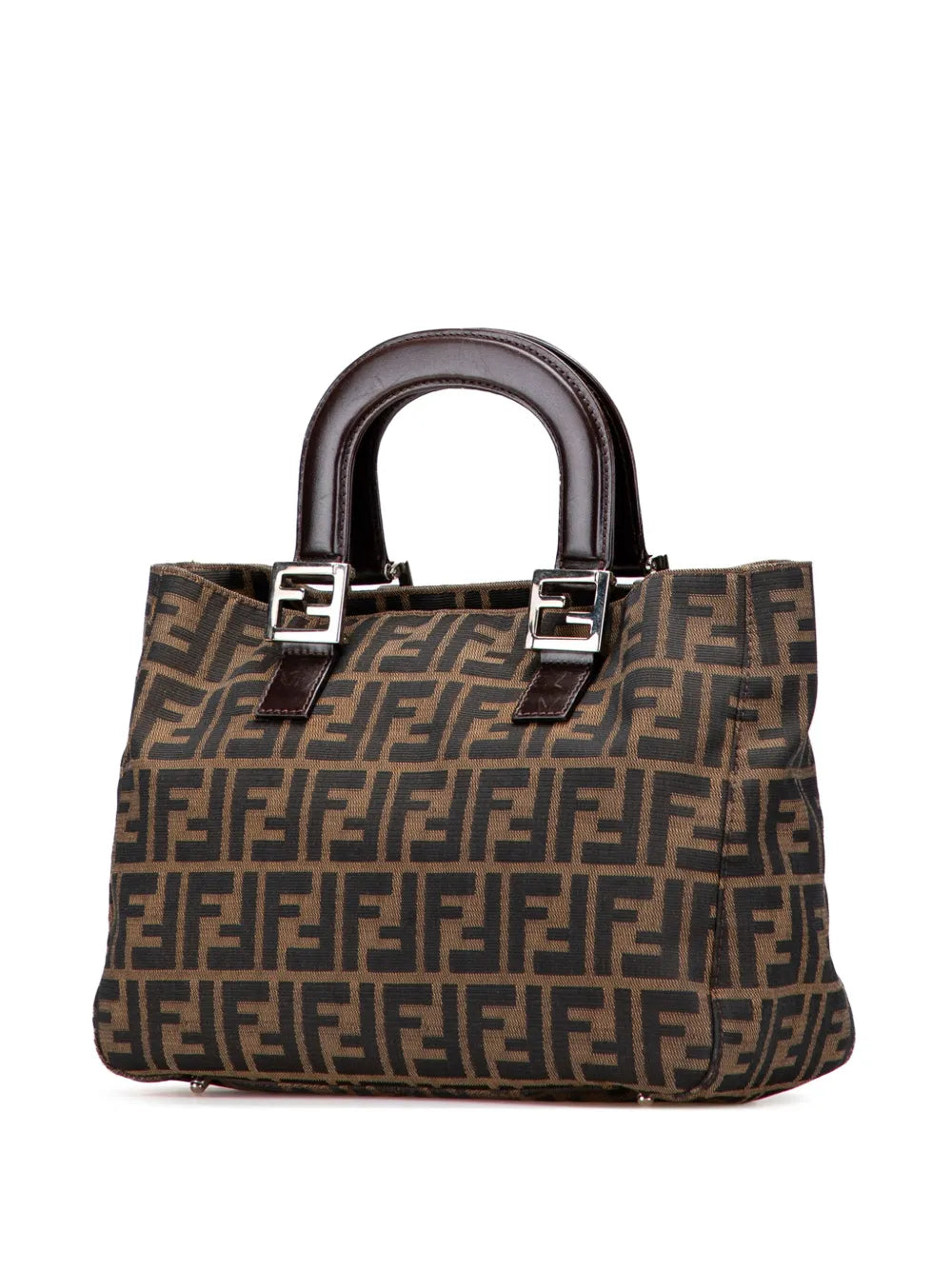 Pre-OwnedFendi Pre-Owned20th Century Small Zucca Canvas Twins tote bag