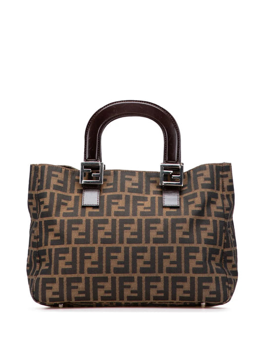 Pre-OwnedFendi Pre-Owned20th Century Small Zucca Canvas Twins tote bag