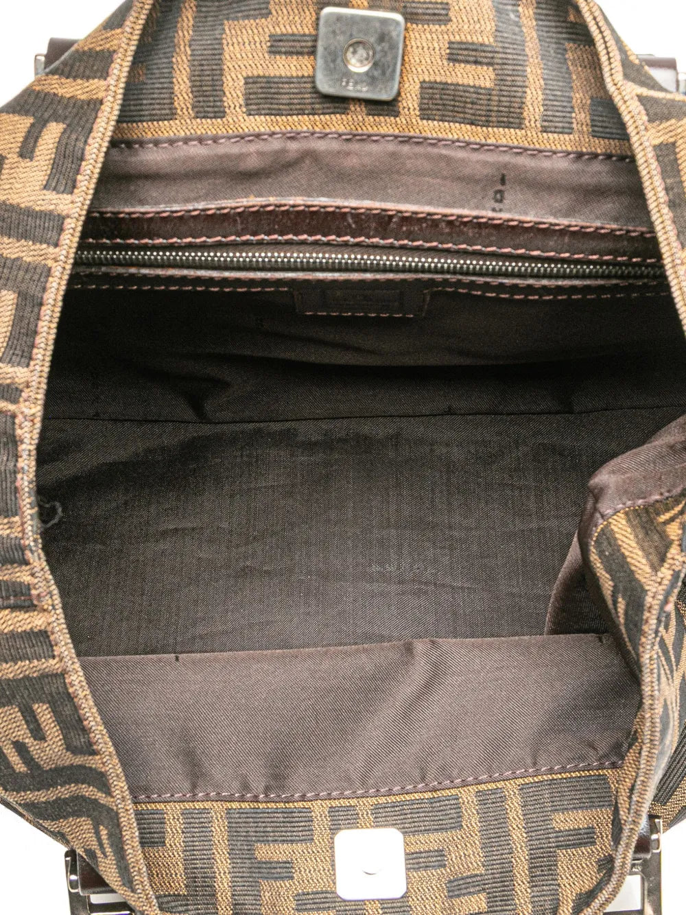 Pre-OwnedFendi Pre-Owned20th Century Small Zucca Canvas Twins tote bag