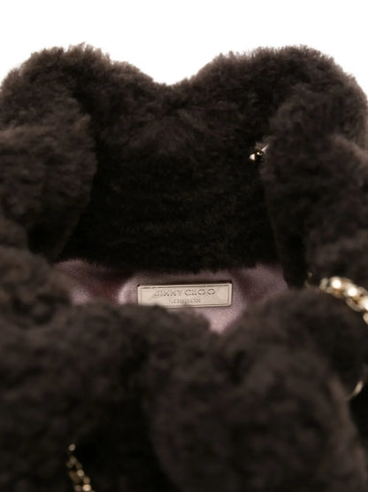 Jimmy ChooBon Bon pearl-embellished mini bag