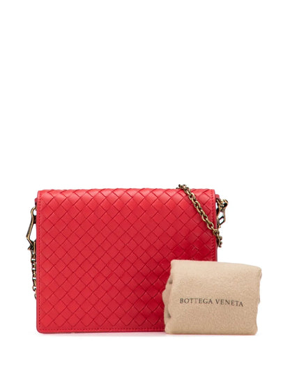 Pre-OwnedBottega Veneta Pre-Owned2012-2025 Nappa Intrecciato Wallet On Chain crossbody bag