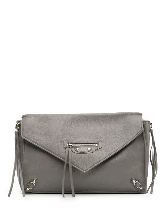 Pre-OwnedBalenciaga Pre-Owned2016 Leather Papier Sight Zip Around clutch bag floriamart.shop
