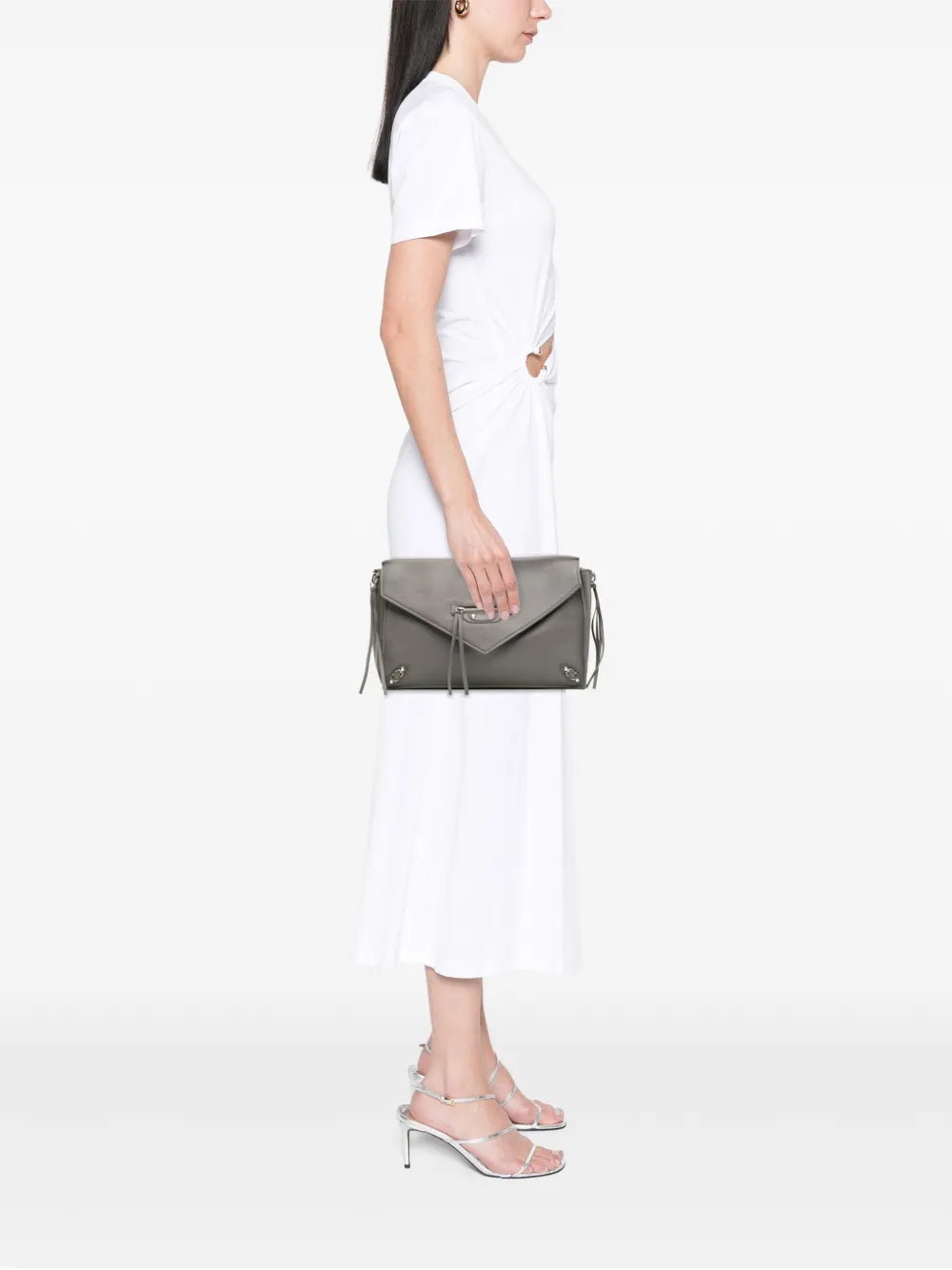 Pre-OwnedBalenciaga Pre-Owned2016 Leather Papier Sight Zip Around clutch bag floriamart.shop