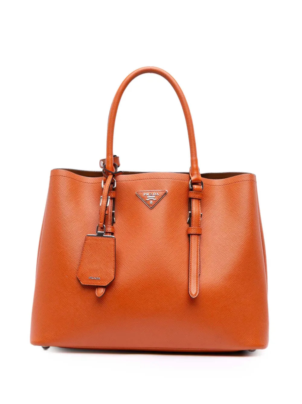 Pre-OwnedPrada Pre-Owned2000-2025 Medium Saffiano Cuir Double satchel