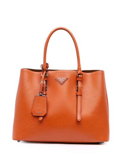Pre-OwnedPrada Pre-Owned2000-2025 Medium Saffiano Cuir Double satchel