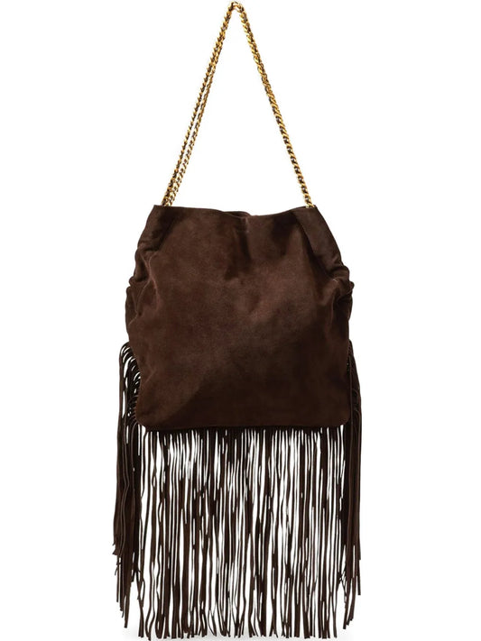 Veronica BeardSlouch fringed suede shoulder bag