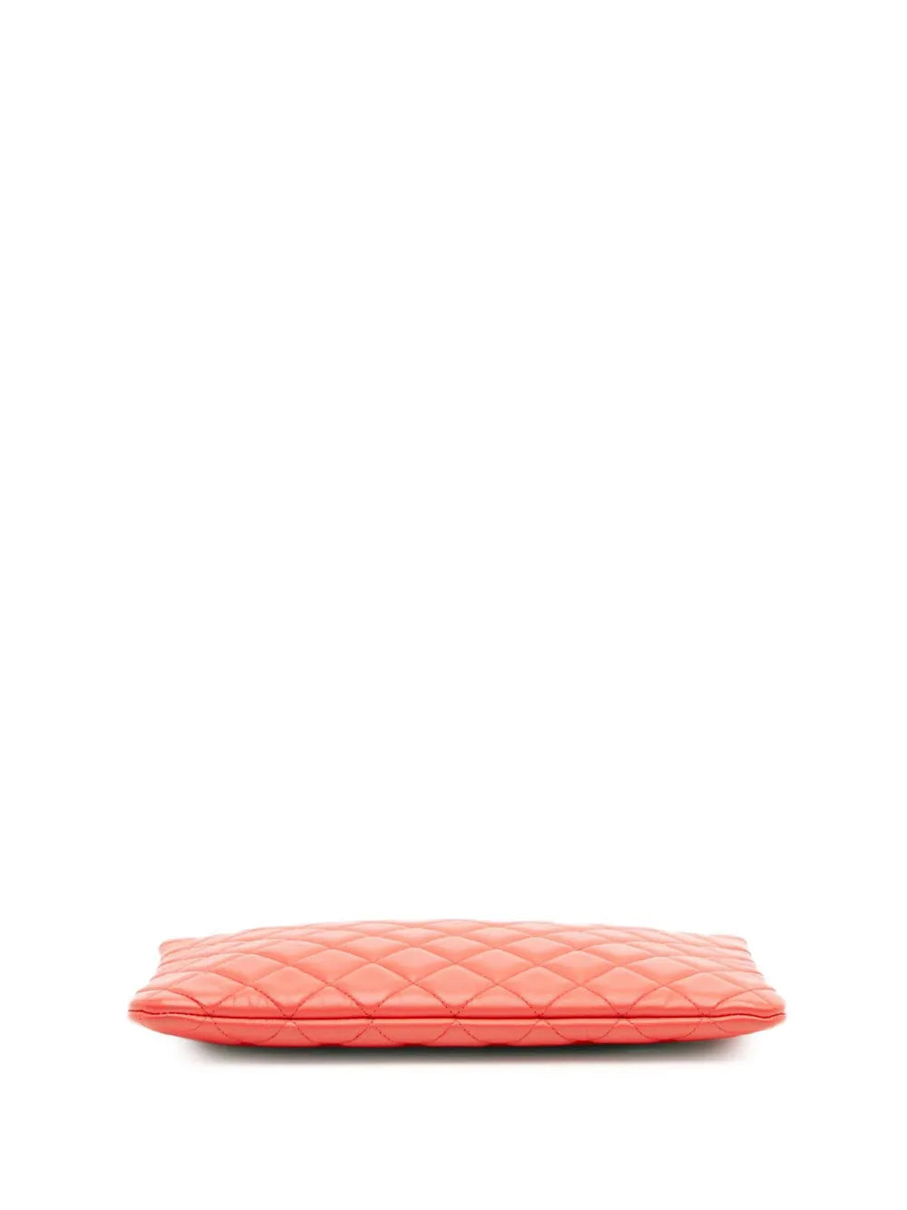 Pre-OwnedCHANEL Pre-Owned2016-2017 Medium Quilted Lambskin O Case clutch bag