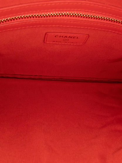 Pre-OwnedCHANEL Pre-Owned2016-2017 Medium Quilted Lambskin O Case clutch bag