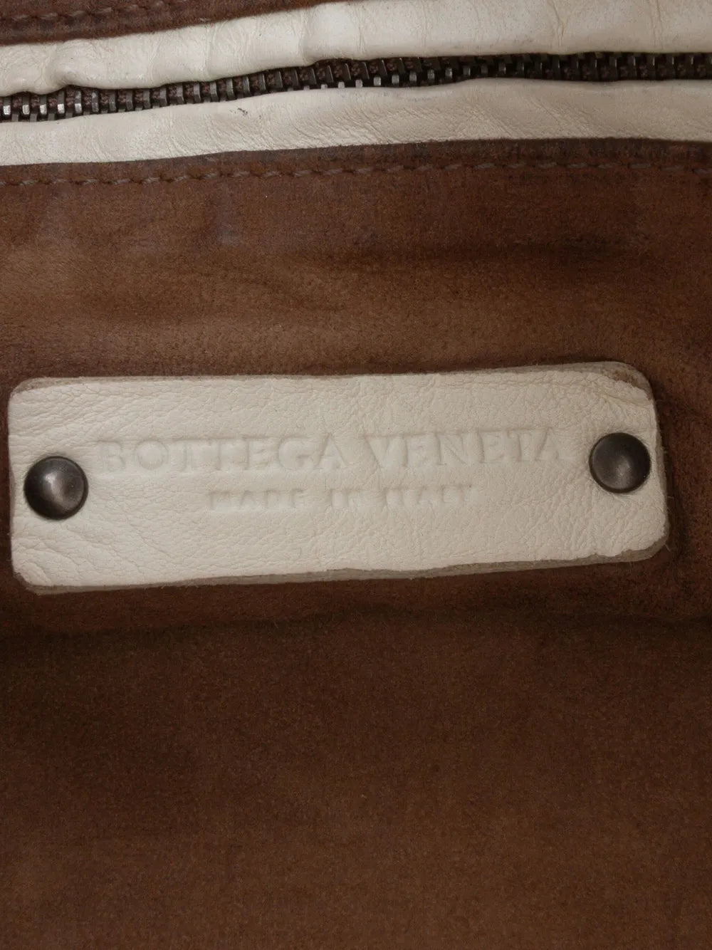 Pre-OwnedBottega Veneta Pre-Owned2012-2025 Nappa Intrecciato Check Grommet Palio crossbody bag