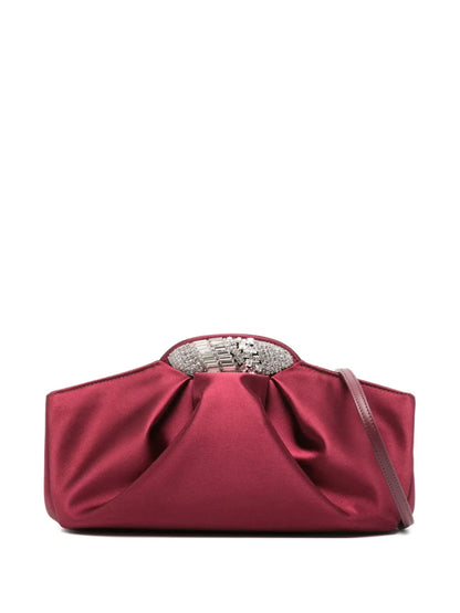 Giuseppe Zanotticrystal-embellished clutch bag
