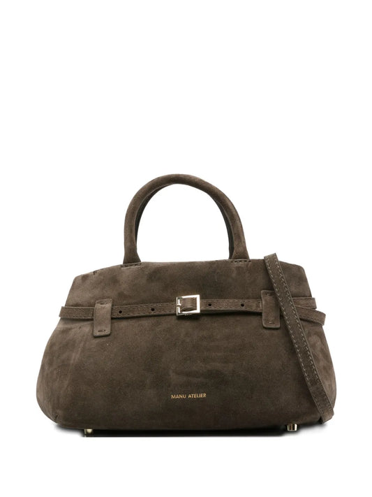 Manu AtelierLe Cambon suede tote bag