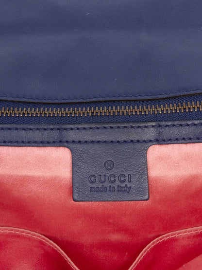 Pre-OwnedGucci Pre-Owned2016-2025 Medium GG Marmont Matelasse Velvet Flap crossbody bag