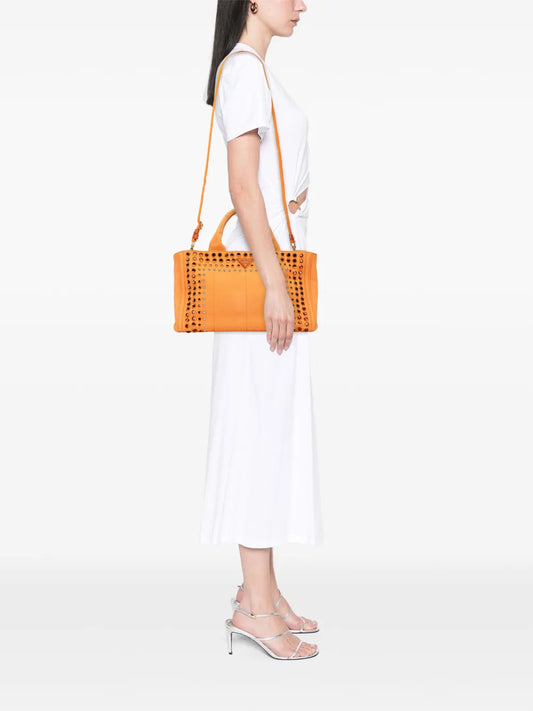 Pre-OwnedPrada Pre-Owned2010-2025 Canvas Canapa Bijoux satchel floriamart.shop
