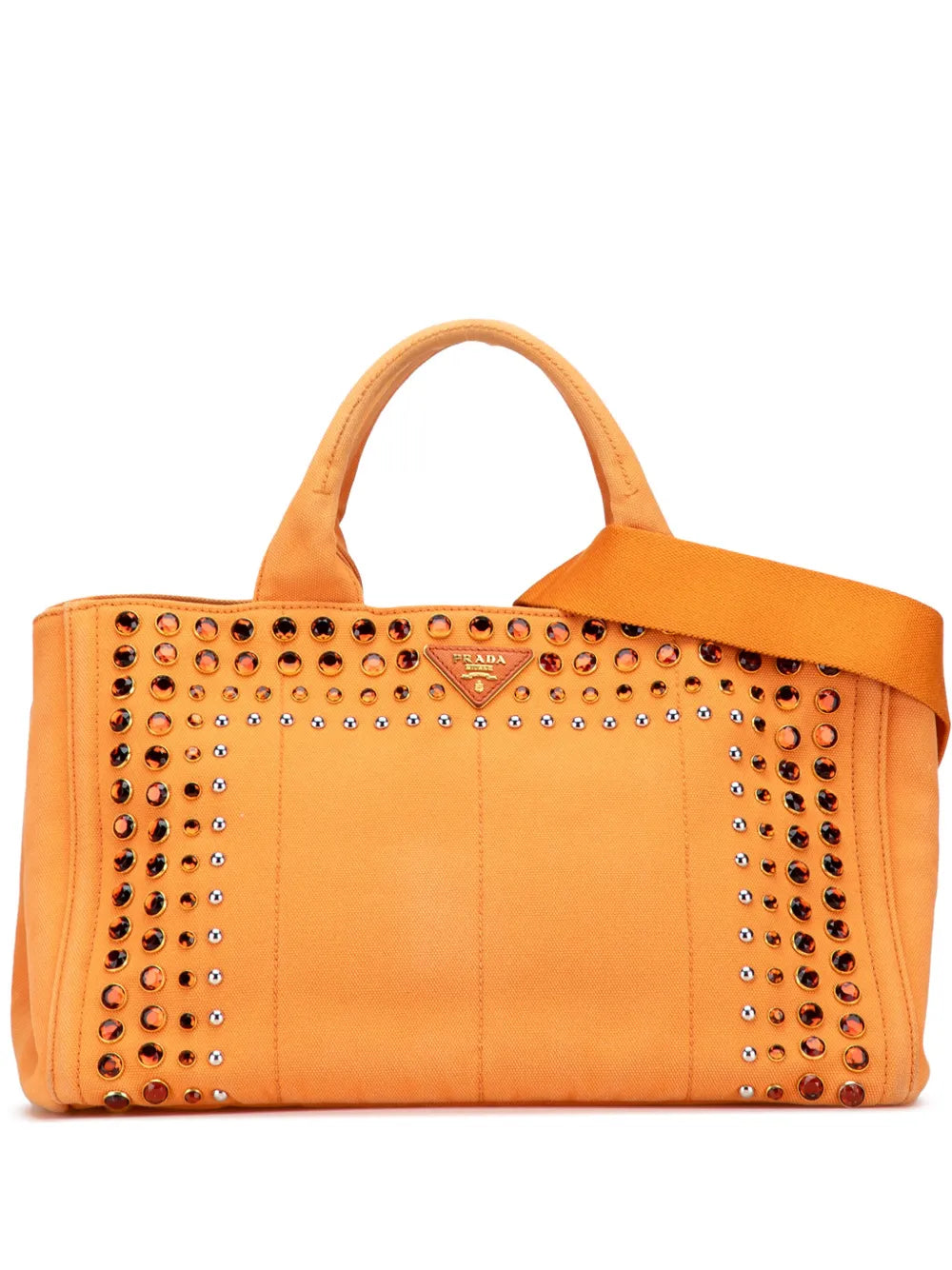 Pre-OwnedPrada Pre-Owned2010-2025 Canvas Canapa Bijoux satchel floriamart.shop